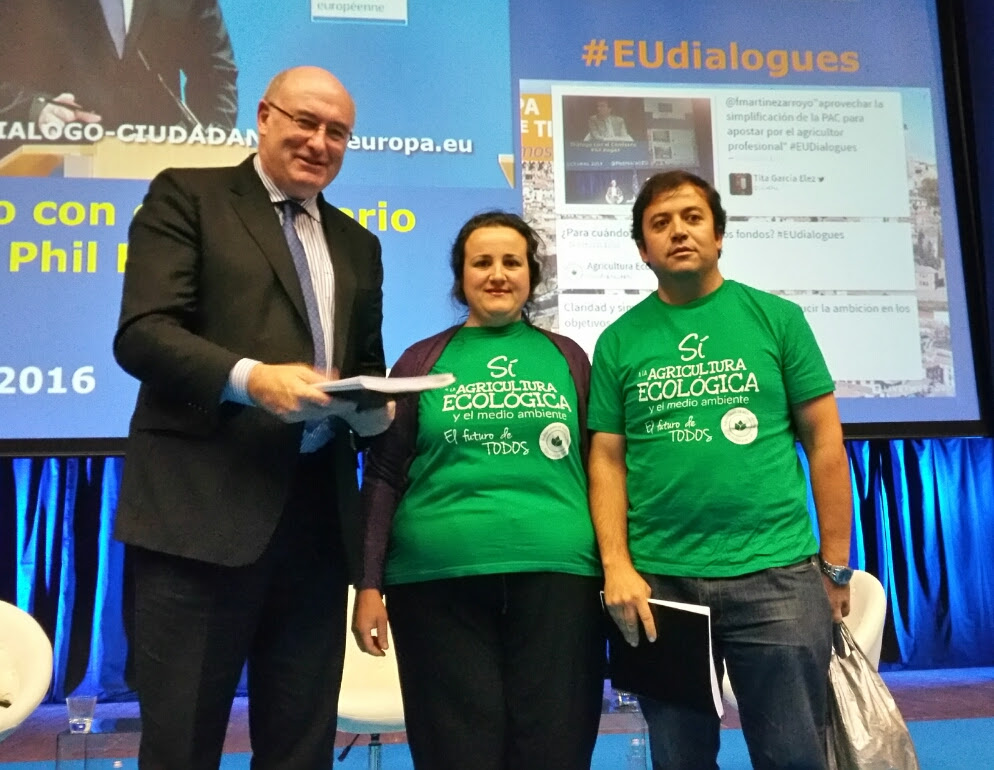 La Plataforma solicita al Comisario Phil Hogan que investigue el injustificado recorte de las ayudas a la Agricultura Ecológica en Castilla-La Mancha