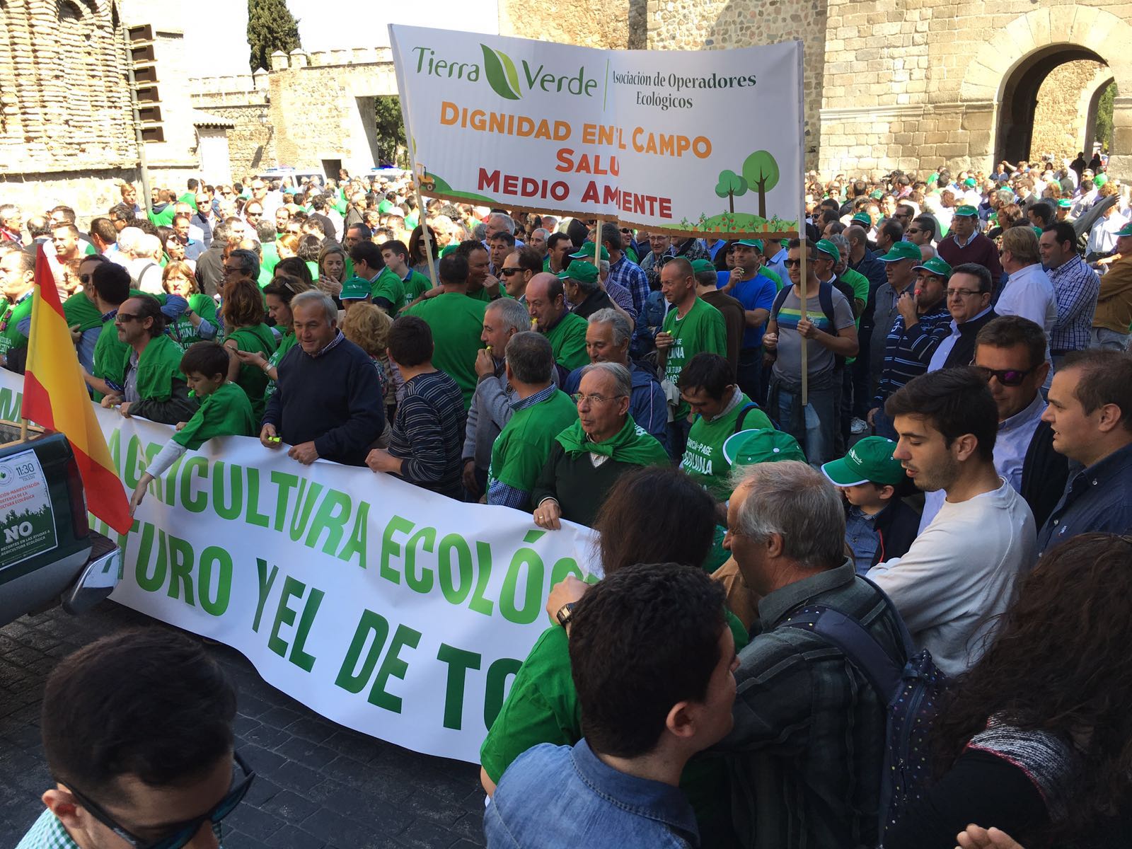 Manifestación en Defensa de la Agricultura Ecológica en Castilla-La Mancha